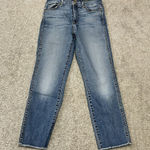 7 For All Mankind 7 For All Mankind Cropped High Waist Vintage Straight Jeans, Size 28 Photo 0