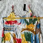 Tahari  Spaghetti strap boho maxi dress brushstroke canvas multicolor size Medium Photo 7