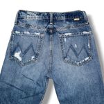 Mother Superior Tomcat Rainbow Pocket Distressed High Rise Jeans Blue Size 26 Photo 5