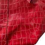 Disney WALT World Disneyland Resort Red Croc Pattern XL Tote Bag Purse M… Photo 2