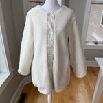 UGG Koolaburra  Ivory Reversible Quilted Sherpa Jacket Size Medium Photo 4