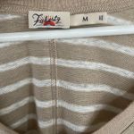 Faherty Linen Oceanside Striped Top in Neutral (M) Photo 2