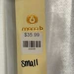 Mono B Women's Small White Cropped Denim Jacket Photo 2