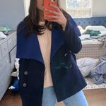 The Limited Two tone blue Wrap Dress Jacket Photo 1