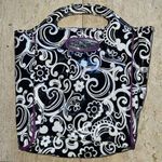 Brighton  BLACK & WHITE PRINT WOMEN'S HANDBAG - VINYL COATED W/WATERPROOF LINING‎ Photo 0