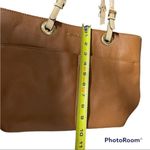 Michael Kors  Bedford Leather Purse in Brown w/ Tan Straps Photo 10