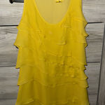 International concepts INC Yellow Ruffle Dress Photo 0