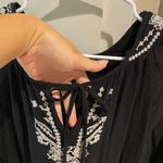 Urban Outfitters Ecote Black emboraided boho Top Blouse Photo 4