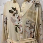 Leith  Pale Yellow Floral Maxi Dress Photo 1