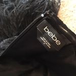 Bebe  Black Party Cocktail Dress Feathers Size 0 Photo 9