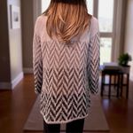 JM Collection  Chevron Chunky Knit Cardigan. Size PM Photo 7