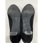 Stuart Weitzman Black Suede Kitten Heel Pumps Classic Shoes Size 8M Photo 5