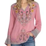 Johnny Was heavily embroidered Marie-Jade Blouse Extremely RARE Photo 0