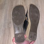 Life Stride  black floral wedges sandals Photo 4