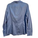 Antonio Melani  Women's Button Down Shirt, Long Sleeve, Misty Blue, L NWT Work Photo 1