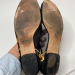 Zalo | Vintage Butterfly Embroidered Black Flats 9 Photo 6