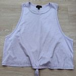 Alala ® Purple Mesh Tie-Back Tank Photo 2