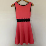 Try! This Pink and Black Lace Sleeveless Dress Size Small Photo 5
