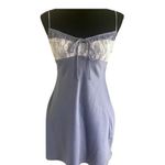 Urban Outfitters Blue  Perrie Lace
Inset Slip Dress Size XS mini flowy chemise up Photo 1