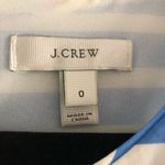 J.Crew  Mini Dress 0 Dree Striped Silk Blue White Nautical Summer Party Boat Photo 6