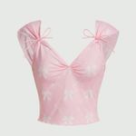 🎀 cute pink top 🎀​​​​​​​​​​​​ Size L Photo 1