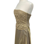 Scott McClintock Gown Millenium 2000 Y2k Lace Overlay Strapless Maxi 8 Photo 3