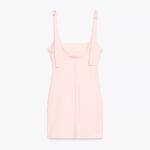 ZARA NWT Light Pink SHORT TIE-STRAP DRESS Shoulder Bow Details Scoop Back Medium Photo 9