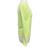 Ophelia Roe lime green ribbed puff shoulder long sleeve top size M NWT Size M Photo 3