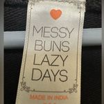 Messy bun lazy days short sleeve hoodie top Size 3X Photo 2