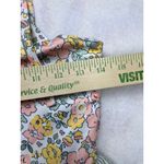 Abby & Evie Floral Print Tiered Maxi Dress Womens Size S Green White Pink Yellow Photo 10