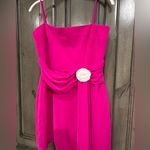 Amanda Uprichard  Isabel Dress in Dark Hot Pink Size M Photo 2