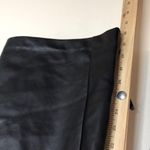 H&M  ladies black faux leather high waisted pants size 4 Photo 5