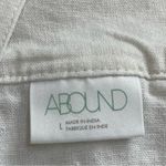 Abound  Tiered Layered Linen Blend Pullover Tank Top White Summer Sz L Photo 8
