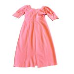 Ivy City Co Lindsay Dress Coral Button Photo 5
