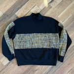 Bershka  Womens Woven Black Textured Sweater Size Large Photo 0