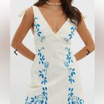 Billy T abiba mini dress Morning Tied Shoulder 12 NWT Blue Photo 4