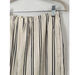 Topshop NWD Cream Striped Satin Wide Leg High Rise Pants Women’s Size 6 Photo 5