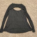 Allison Joy  Charcoal Long Sleeve Top Photo 1
