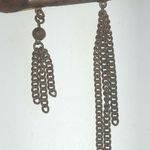 Lot of 2 Vintage Aged Brass Tone Pipe Brooch Shoulder Pin Photo 4