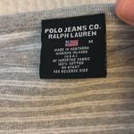 Polo Ralph Lauren striped long sleeve med Gray Photo 2