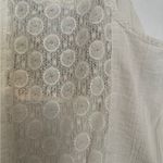 Mossimo Supply Co Boho Embroidered Peasant Tank Top Lace Back Size XL Photo 6