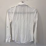 Michael Kors Michael  Ladies White Button-Down Shirt Size Medium Photo 5