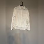 Mittoshop  White Linen Button Down Top Photo 1