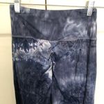 Navy Blue and White Tie Dye Spots Bra and Legging Set Size S Photo 9