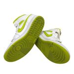 Shoes Nike Air Jordan 1 Mid White Lime Sneakers Size Women's 6.5 Photo 3