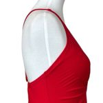 Cupshe New Swimsuit Cherry Red One Piece Criss Cross Circle Women’s Size Medium Photo 6