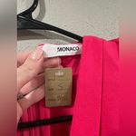 Monaco Hot Pink Long Sleeve Dress Photo 2