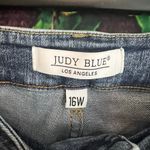 Judy Blue  High Waist Skinny Jeans Slim Fit Distressed Blue Womens 16W Plus Photo 2