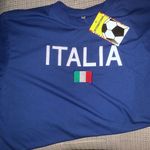 Italy Soccer Jersey Blue Size XXL Photo 0
