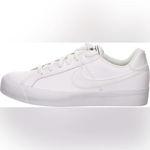 Nike  Court Royale AC Canvas Sneakers in Triple White Photo 1